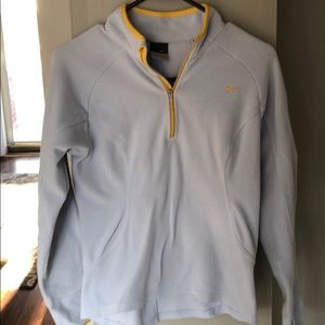 Nike Fleece half zip pullover.